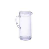 Carafa suc Hendi, cu capac, plastic transparent SAN, 2 l, 12x25 cm