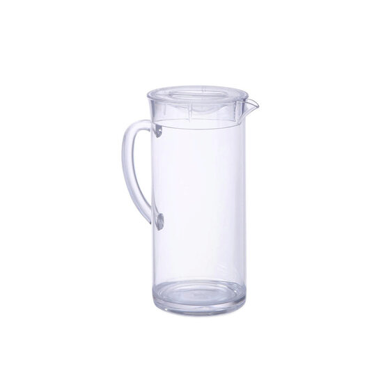 Carafa suc Hendi, cu capac, plastic transparent SAN, 2 l, 12x25 cm