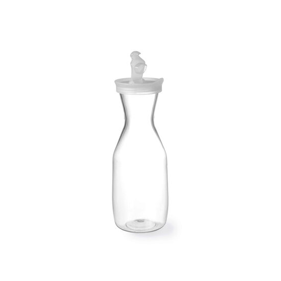 Carafa 1 litru, cu capac, din plastic SAN, 92x(H)245 mm, Hendi