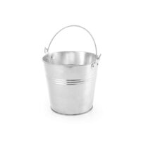 Cos servire rustic, tip galeata, Hendi, otel galvanizat, 70x(H)65