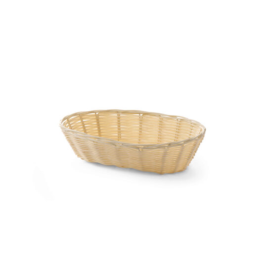 Cos paine oval, Hendi, polyratan, 225x130x(H)55 mm, potrivit pt masina de spalat vase