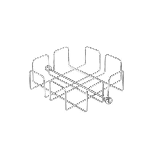 Suport servetele, otel cromat, 190x190x(H)65 mm, Hendi