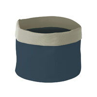 Cos Hendi pentru paine, rotund, bumbac - 250x(H)160 mm - albastru inchis