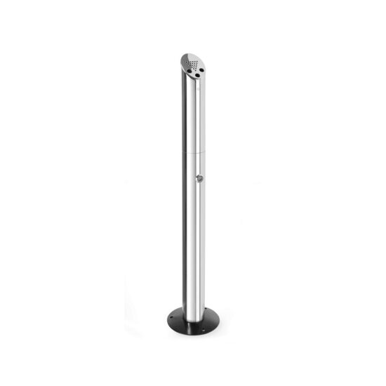 Scrumiera Hendi tip stalp, otel inoxidabil 18/8, 17x(H)92 cm