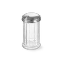 Set 6 dispensere/dozatoare pentru zahar, sticla/inox, Hendi, 75x137 mm