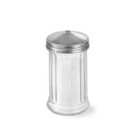 Set 6 dispensere/dozatoare pentru zahar, sticla/inox, Hendi, 75x147 mm