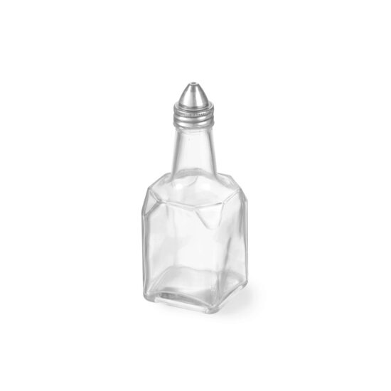 Dispenser ulei/otet, din sticla, 55x55x(H)147 mm, Hendi, set 12 buc.