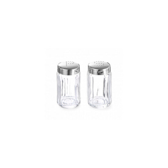 Set 6 solnite pentru sare, recipient din sticla, 40x(H)70 mm, Hendi