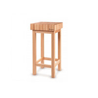 Butuc pentru transat carne / alimente din lemn fag pe suport din lemn, Hendi, 500x400x(H)150 mm