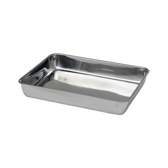 Tava pentru carne, otel inoxidabil, 260x200x(H)48 mm, Hendi