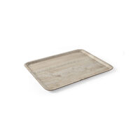 Tava servire 24x35 cm, din melamina cu aspect de lemn stejar deschis, Hendi
