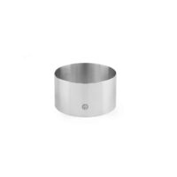 Forma inel pt prajituri si mancaruri 80x(H)45 mm, inox, Hendi, potrivita pentru presa cod Hendi 512203