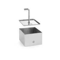 Presa decorare patrata din otel inoxidabil 65x65 mm, potrivita pentru forma patrata cod Hendi 512166