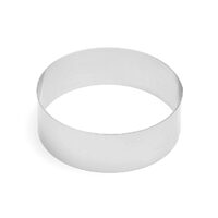 Forma rotunda din inox pentru patiserie si cofetarie Hendi, ø180x(H)60mm