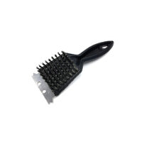 Perie din sarma pentru curatare gratar, cu racleta inox, Hendi, 70x190x(H)80mm