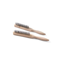 Set 2 Perii din sarma, maner lemn - 290 mm - Hendi
