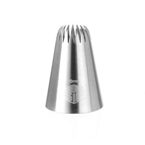 Varf decorare pentru cofetarie/patiserie, Hendi, in forma de stea, Inox, diametru 10 mm