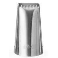 Varf decorare pentru cofetarie/patiserie, Hendi, valuri, Inox, 16x2mm