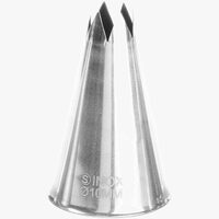 Varf decorare pentru cofetarie/patiserie, Hendi, in forma de stea, Inox, diametru 10 mm