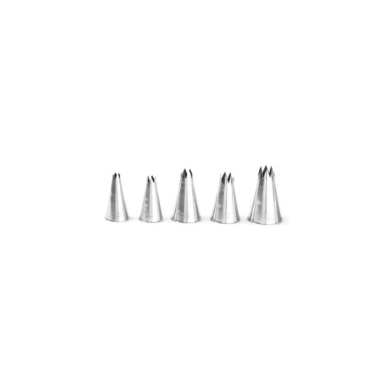 Varf decorare pentru cofetarie/patiserie, Hendi, in forma de stea, Inox, diametru 14 mm