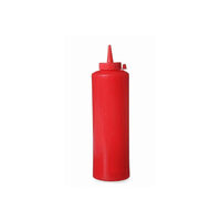 Sticla dispenser 350 ml, 55x205 mm, polietilena rosie, Hendi