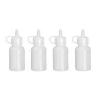 Mini dozator pentru sos, set de 4 buc, Hendi, 0.03 l , ø30x(H)85 mm