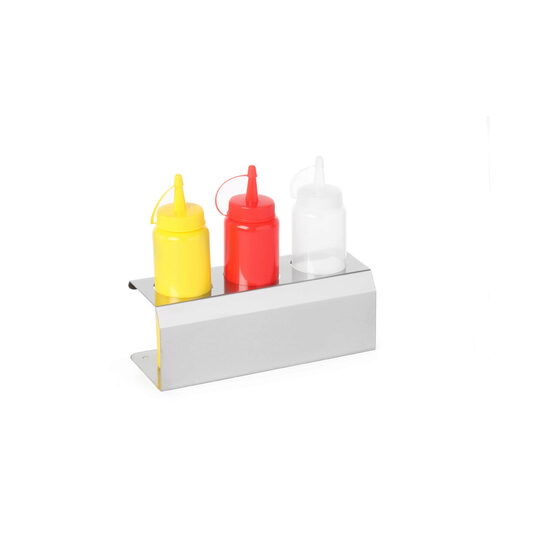 Stand Hendi pentru sos - 3 dispensere - 0.20 litri