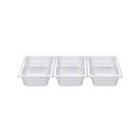 Vas Hendi gastronorm melamina GN 1/6 100 mm, rezistenta la temperaturi de la -20 gr. C la 70 gr. C