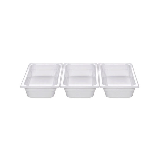 Vas Hendi gastronorm melamina GN 1/6 100 mm, rezistenta la temperaturi de la -20 gr. C la 70 gr. C