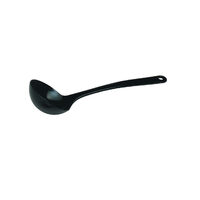 Lingura servire adanca / polonic, Hendi, 30 cm, 140 ml, plastic negru rezistent termic
