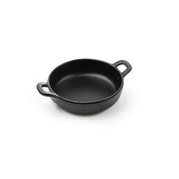 Vas servire in forma de mini-tigaie cu 2 manere, 189x147x(H)37 mm, melamina, Hendi Little Chef