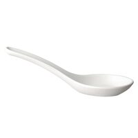 Lingurita din melamina pentru aperitive, Hendi, alb, 130x45mm