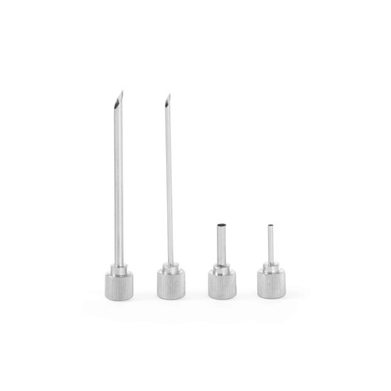 Set 4 duze / varfuri pentru decorare sau umplere prajituri, inox, Hendi