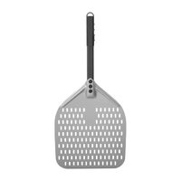 Paleta de pizza patrata perforata cu maner scurt, 305x660 mm