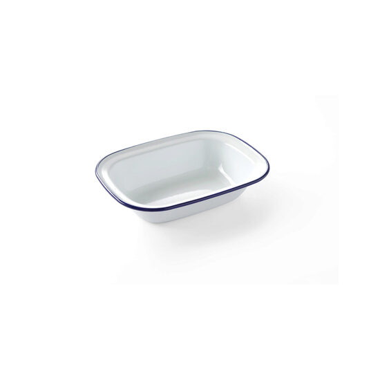 Bol servire dreptunghiular, 215x160 mm, emailat, Hendi