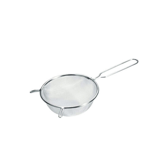 Strecuratoare mare cu maner, inox, Hendi, diametru 24 cm x lungime 41 cm, potrivita si pentru uz profesional