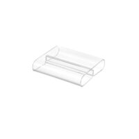 Set 6 bucati suport pentru meniu, 80x72x(H)20 mm, plexiglas transparent, Hendi