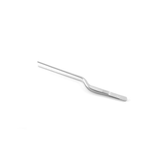 Penseta alimentara curbata pentru plating / oase peste / sushi, (L)160 mm, inox, Hendi