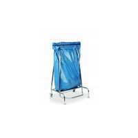 Suport punga gunoi, cu pedala si 2 roti cu frana 420x580x(H)960 mm