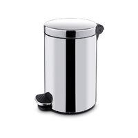 Cos de gunoi rotund cu pedala, inox, 20L, ø300x(H)440mm