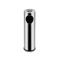 Cos de gunoi cu scrumiera 15 L, dimensiuni ø200x(H)700mm