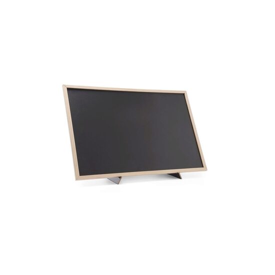 Tabla neagra cu suport si rama de lemn 300x400 mm Hendi
