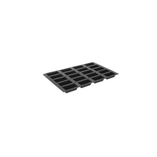 Forma din silicon Hendi pentru mini prajituri, rezistenta la temperatura -60 ° C pana 260 ° C, antiaderent, GN 1/1