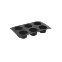 Forma copt din silicon 325x176 mm, Hendi, pt 6 briose / muffins cu diam. 69x(H)40 mm