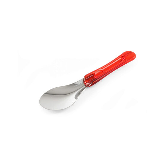 Lingura servire inghetata, 26 cm, inox, maner Tritan rosu, Hendi