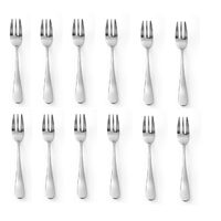 Set 12 x furculite desert (L) 136 mm, inox, Hendi Profi Line