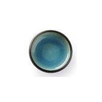 Farfurie Fine Dine, colectia Lazur, diametru 207 mm, portelan decorat manual