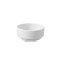 Bol stocabil Fine Dine Bianco 90 ml, diametru 80 mm, portelan, Alb