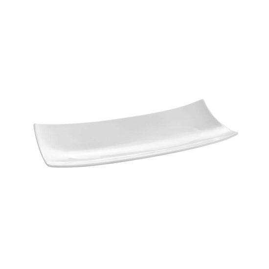 Farfurie portelan termo-rezistent, forma dreptunghiulara, Bark, Hendi, 218x105x(H)23 mm