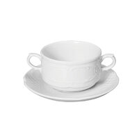 Bol Hendi supa 120 mm diametru, portelan, gama FLORA